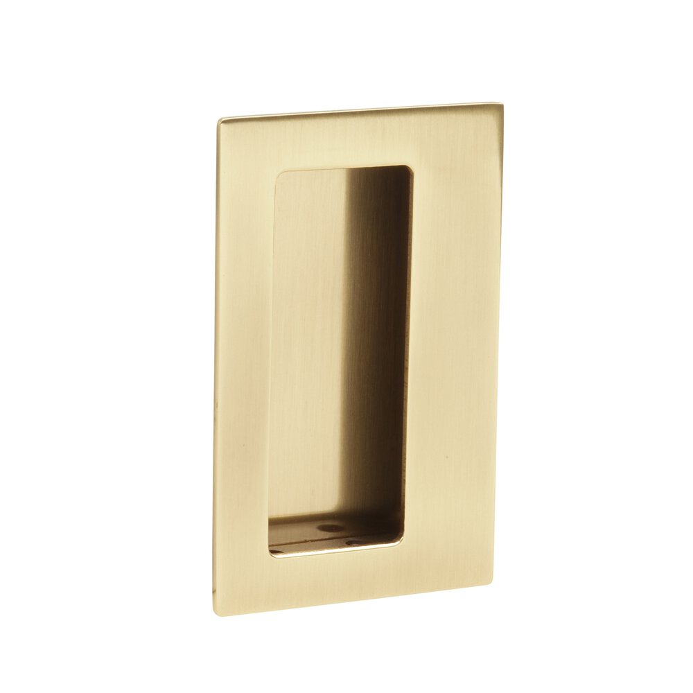 Emtek - Door Accessories - Rectangular Flush Pull w/ Offset Pocket