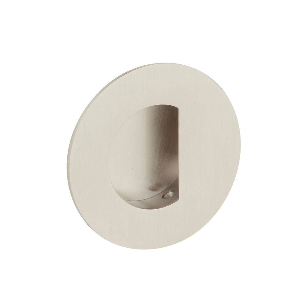 Emtek - Door Accessories - Round Flush Pull w/ Moon Pocket