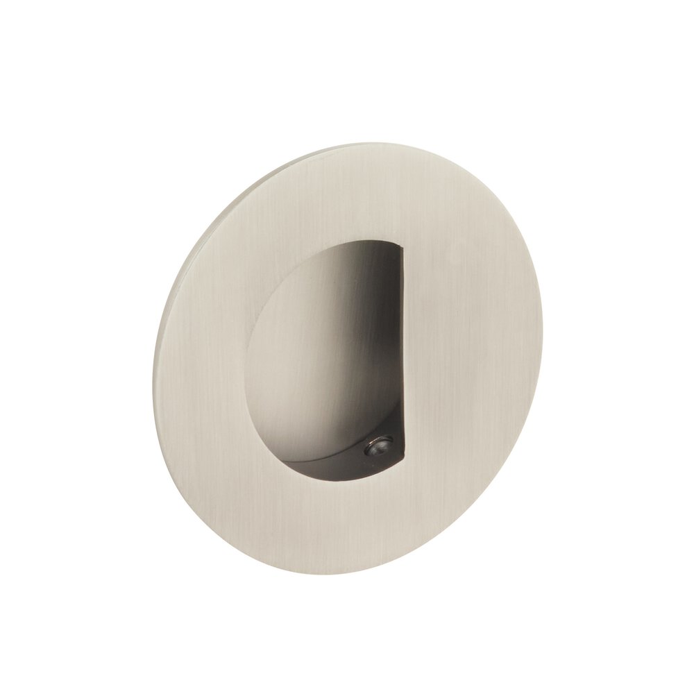 Emtek - Door Accessories - Round Flush Pull w/ Moon Pocket