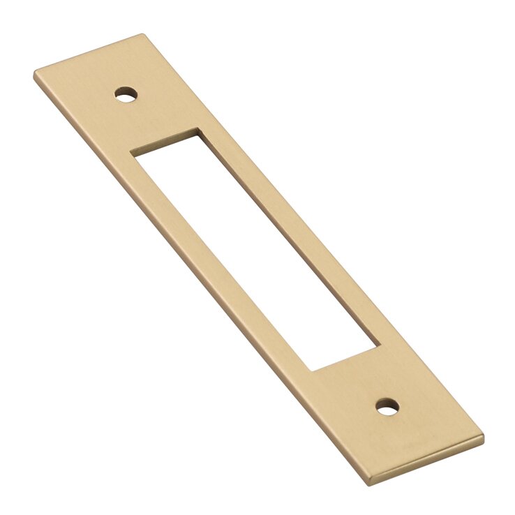 Emtek - Modern Backplate Collection - Backplate for Cabinet/Appliance Pulls