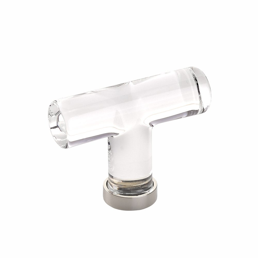 Emtek - Glass Collection - Modern Glass T-Knob Cabinet Knob