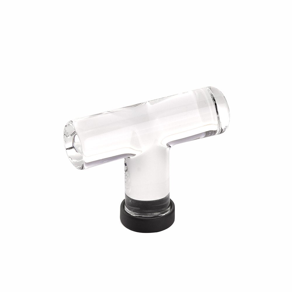 Emtek - Glass Collection - Modern Glass T-Knob Cabinet Knob