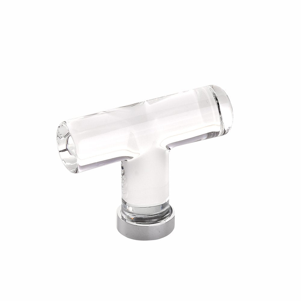 Emtek - Glass Collection - Modern Glass T-Knob Cabinet Knob
