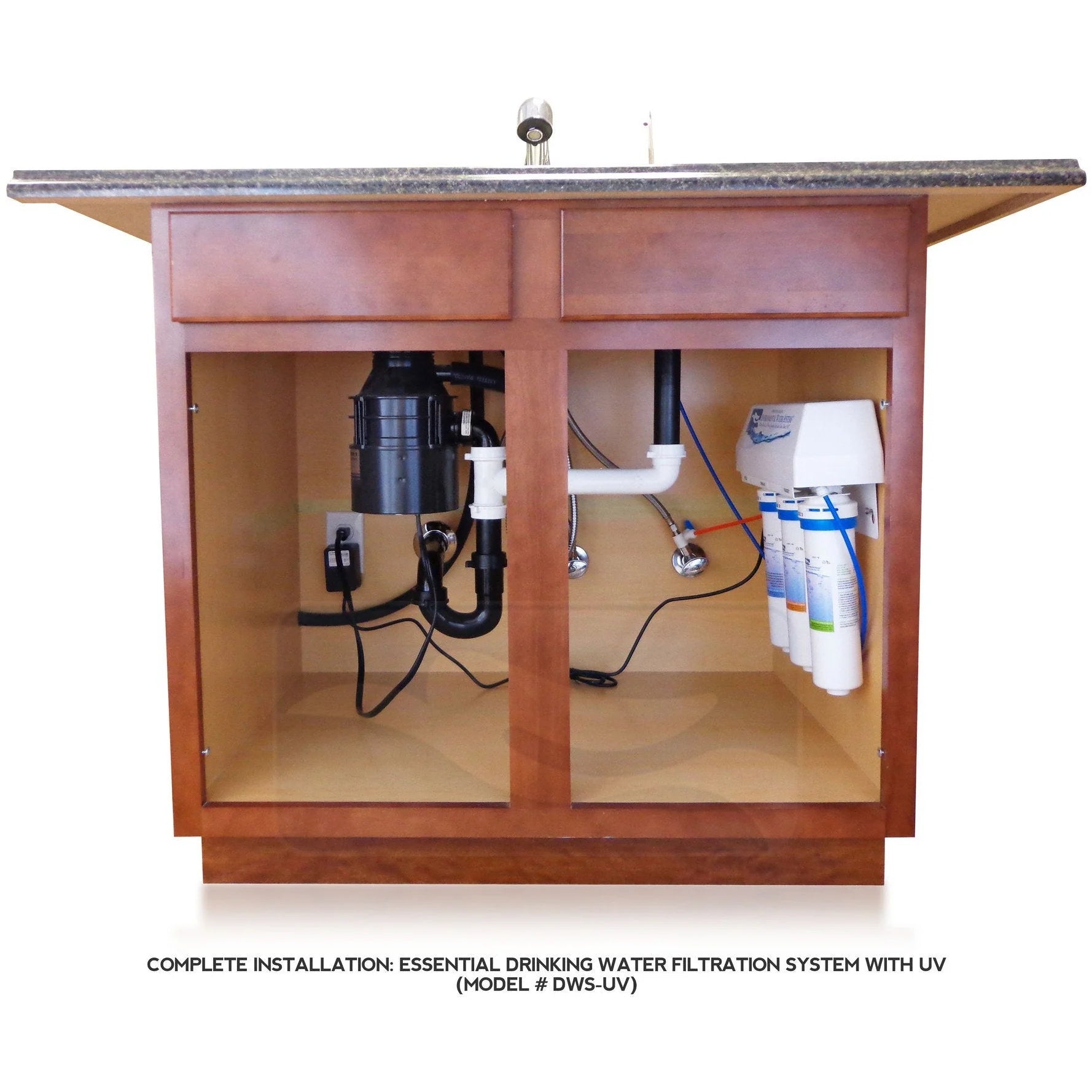 EWS - Drinking Water Systems - Essential Ultraviolet (UV) DWS 3-Stage Filtration System (w/ Dispenser)