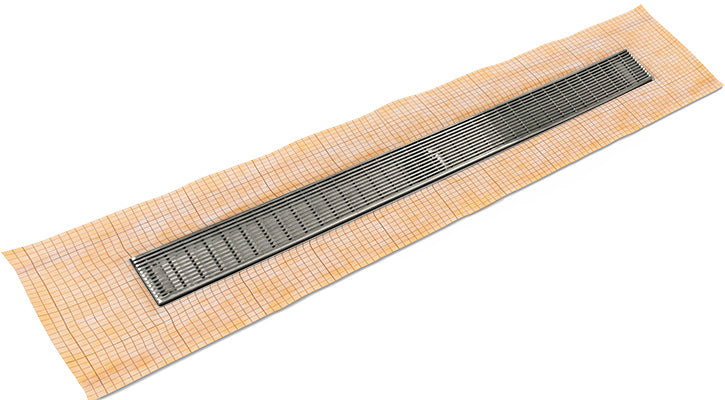 Infinity Drain - Fixed Flange Schluter-KERDI - FCSAS 65 Wedge Wire Linear Drain
