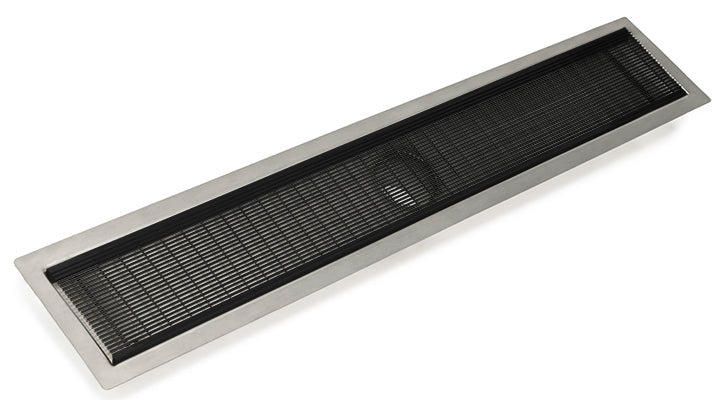 Infinity Drain - Fixed Flange Stainless Channel - FFAS 100 Wedge Wire Linear Drain