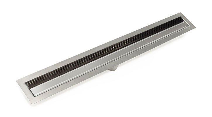Infinity Drain - Fixed Flange Stainless Channel - FFAS 38 Solid Linear Drain