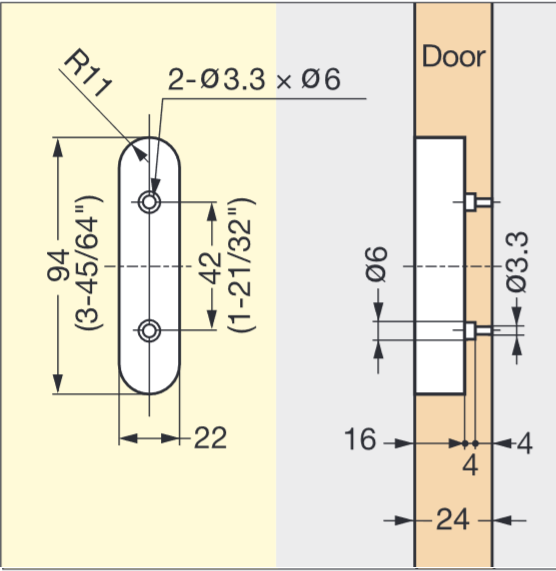Sugatsune FH-100AK/FH-100BK Lever Pull