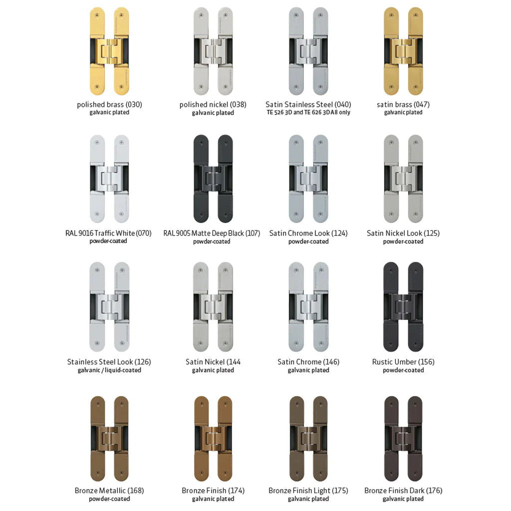 Tectus - Simonswerk - TE 540 3D Concealed Hinge (Each)