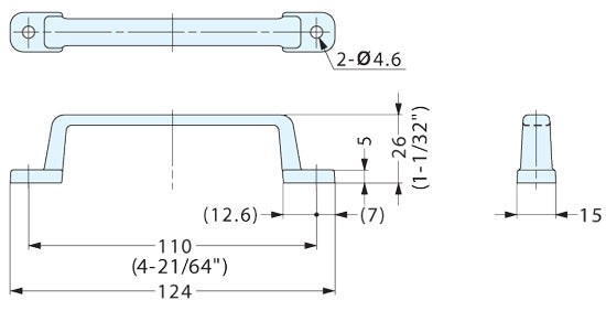 Sugatsune FT-110S Stainless Steel Handle Pull