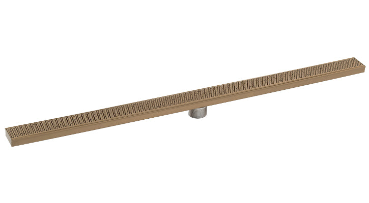 Infinity Drain - Fixed Stainless Channel - FXGR 65 Adhesion Linear Drain