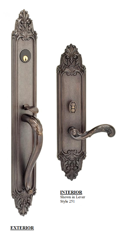 Omnia GEORGICA Classico Entrance Handleset
