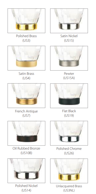 Emtek - Glass Collection - Brookmont Glass Cabinet Knob