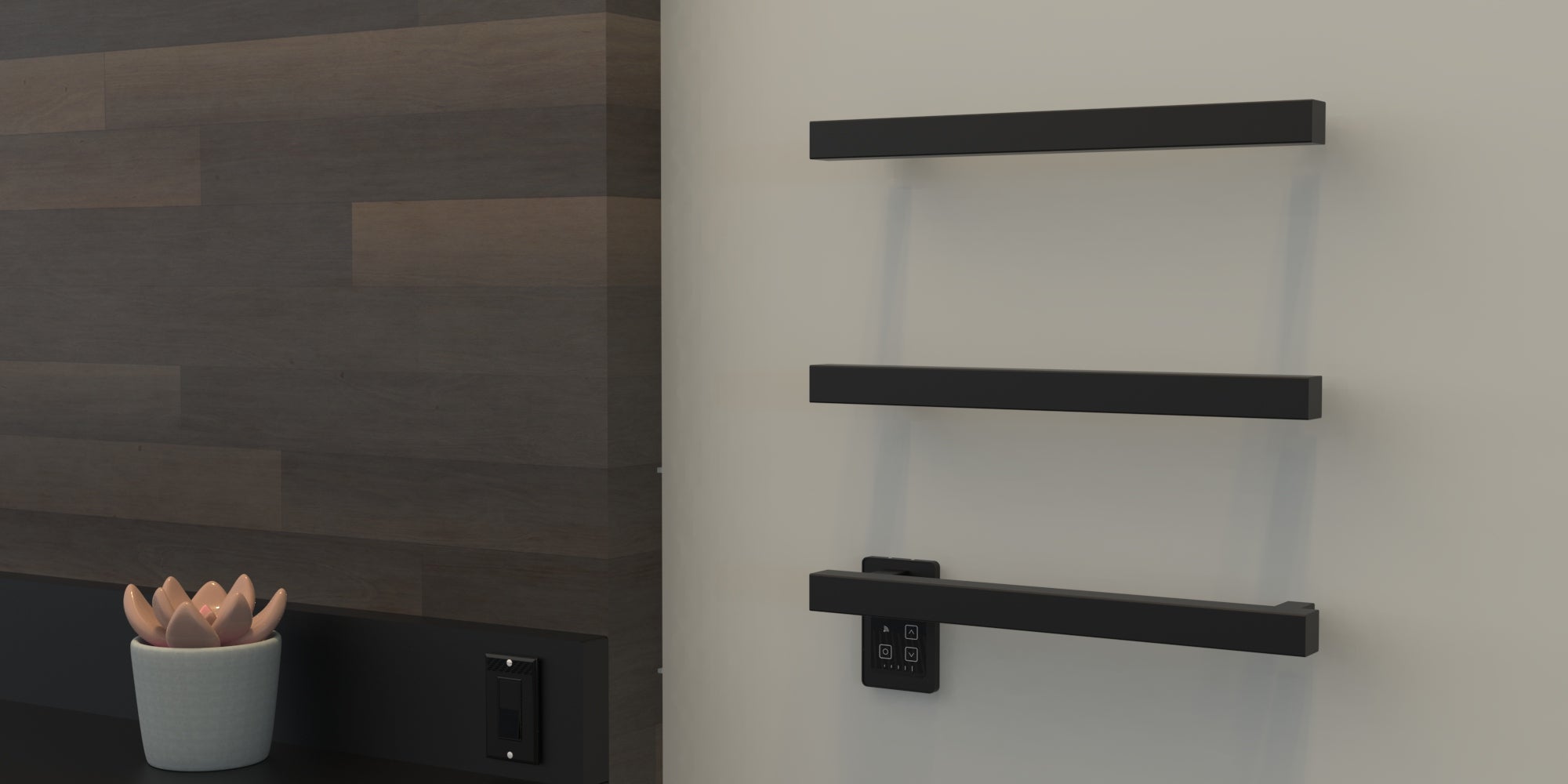 Amba - Modello i Collection - Model i59 Square Towel Warmer