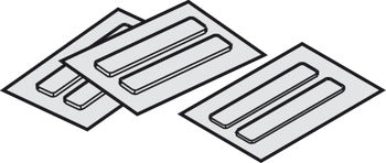 Hafele HAWA Gliders For Glass (Self-Adhesive)