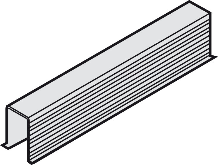 Hafele Hawa Guide Rail Glue-In For Symmetric/Telescopic/Junior