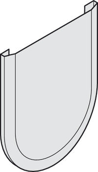 Hafele HAWA Cover Cap For Patch Suspension, Round