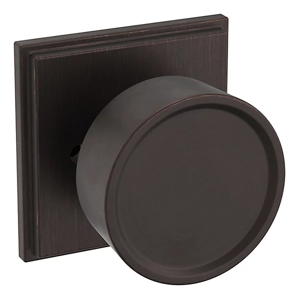 Baldwin - Estate Collection - Knobs & Levers - K008 (2-1/4") Door Knob w/ R050 Rose (Pre-Configured)