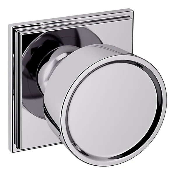Baldwin - Estate Collection - Knobs & Levers - K008 (2-1/4") Door Knob w/ R050 Rose (Pre-Configured)