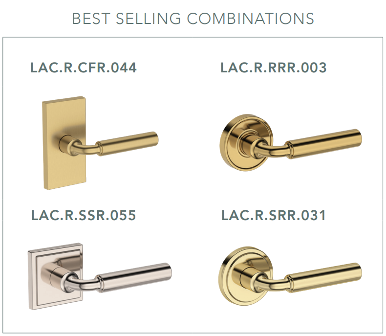 Baldwin - Reserve Collection - Interior Levers - La Conner Door Lever (Full Dummy)