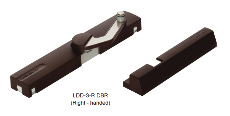 Sugatsune LDD-S Lapcon Door Damper (Surface Mount Type)