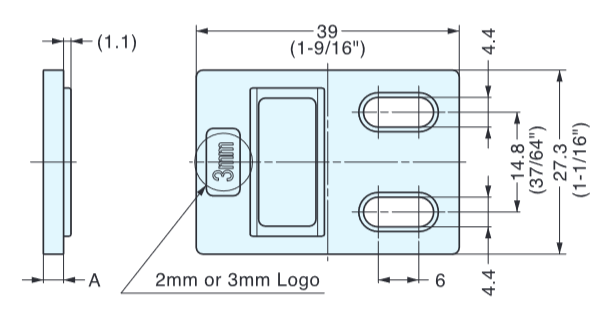 Sugatsune LDD-S-P (LDD-S Lapcon Door Damper Spacer)