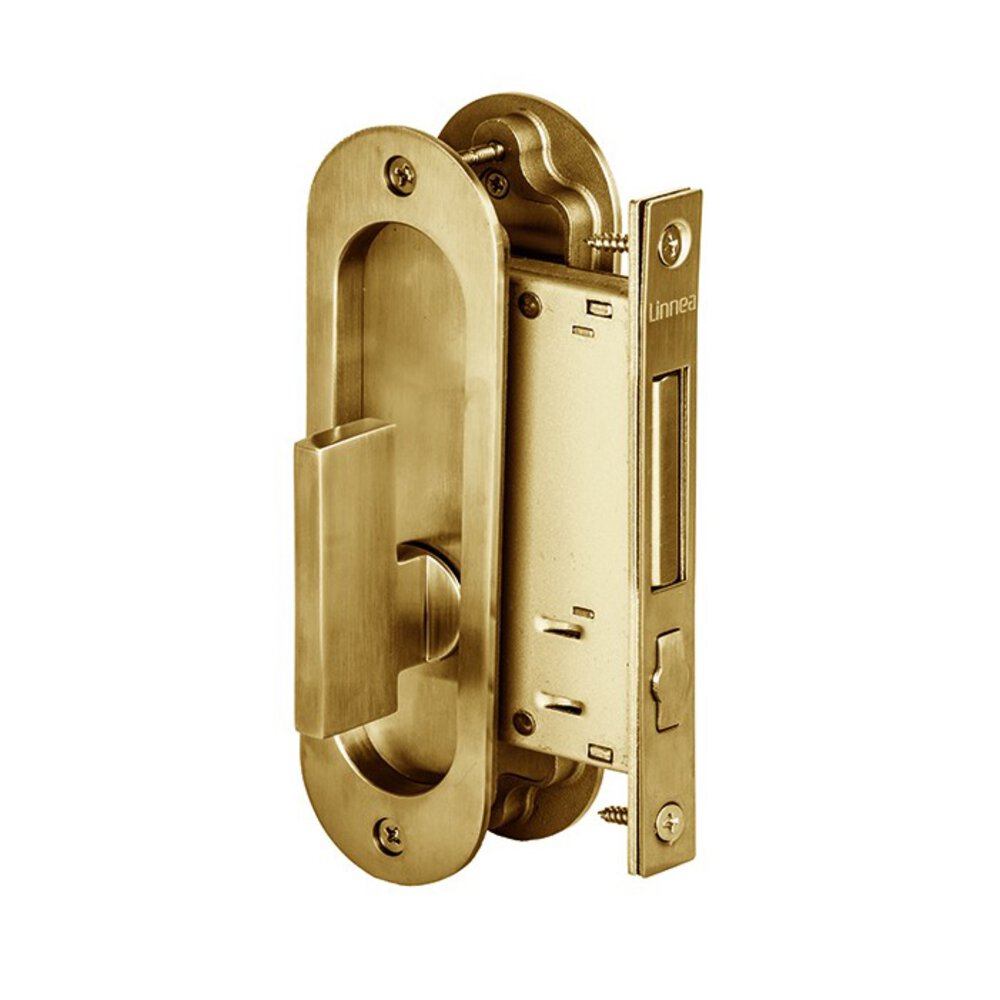 Linnea - Pocket Door - PL160R-AD-PR Privacy Pocket Door Lock with ADA Turn Piece