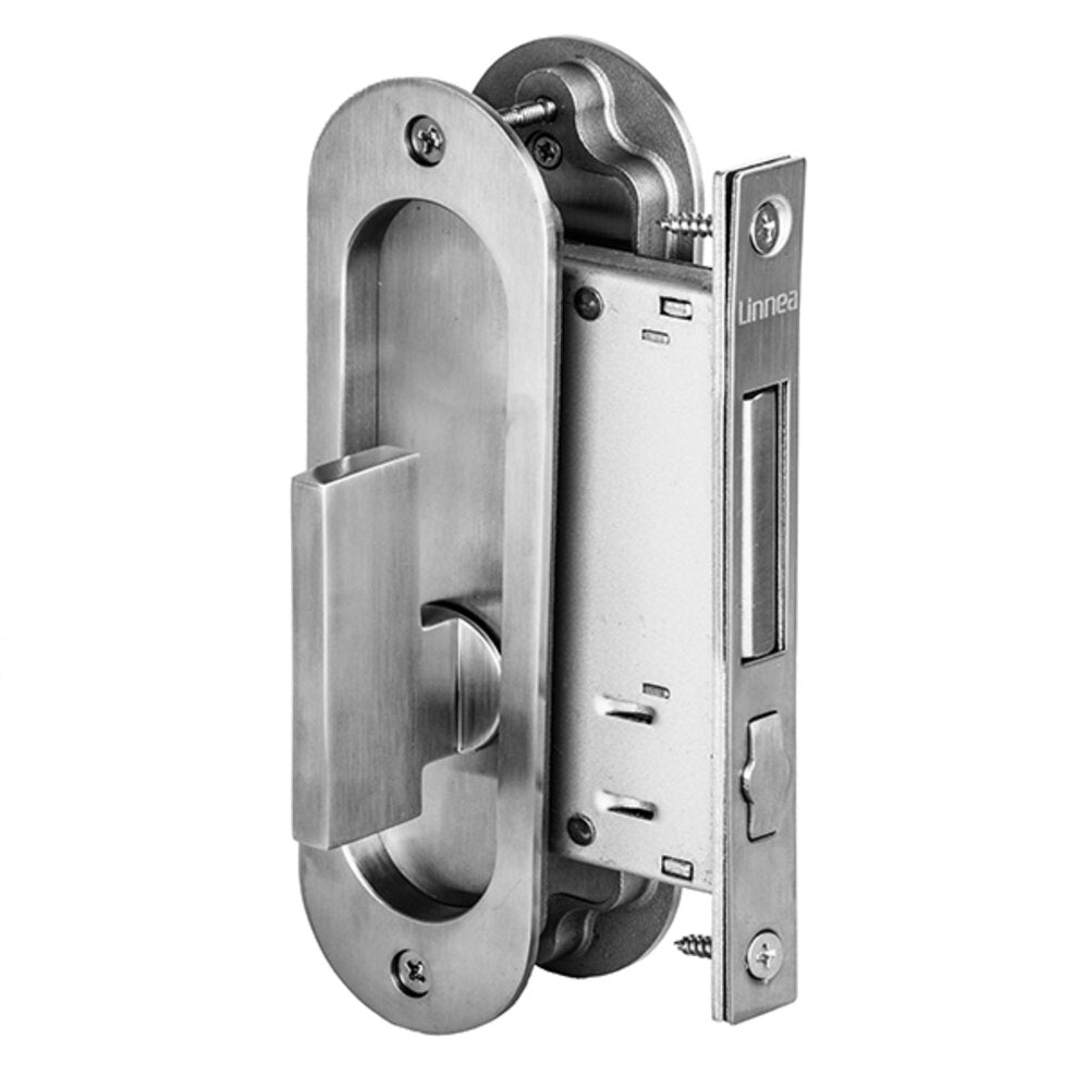 Linnea - Pocket Door - PL160R-AD-PR Privacy Pocket Door Lock with ADA Turn Piece