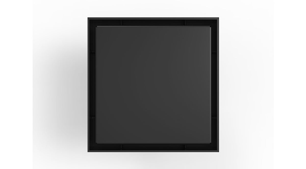 Infinity Drain - 5" x 5" Square Center Drain - LSD 5 Solid Pro Series Drain (Complete Kit)