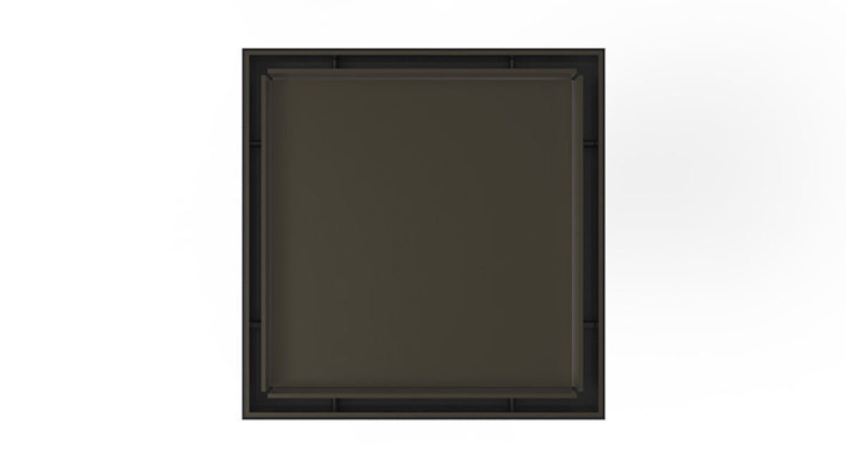 Infinity Drain - 5" x 5" Square Center Drain - LTD 5 Tile Pro Series Drain (Complete Kit)