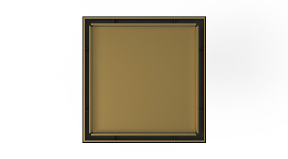 Infinity Drain - 5" x 5" Square Center Drain - LTD 5 Tile Pro Series Drain (Complete Kit)