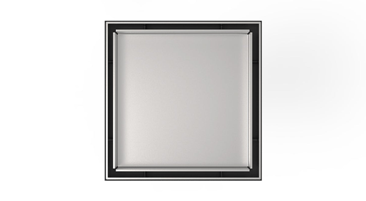 Infinity Drain - 5" x 5" Square Center Drain - LTD 5 Tile Pro Series Drain (Complete Kit)