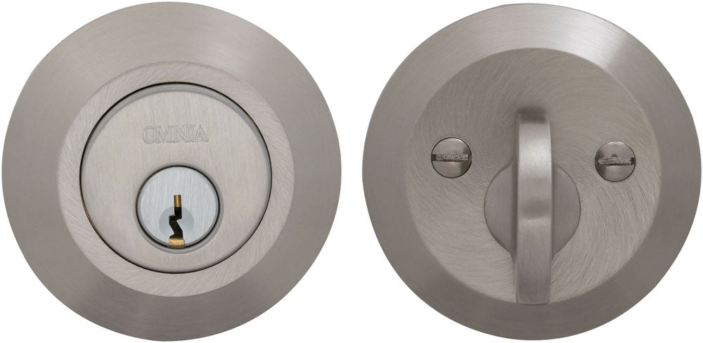 Omnia MODDB Solid Brass Auxiliary Deadbolt Kit