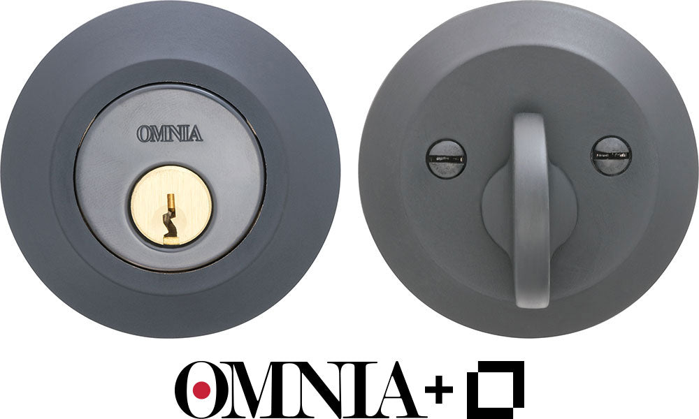 Omnia Modern Keyless Auxiliary Deadbolt Kit powered by Level