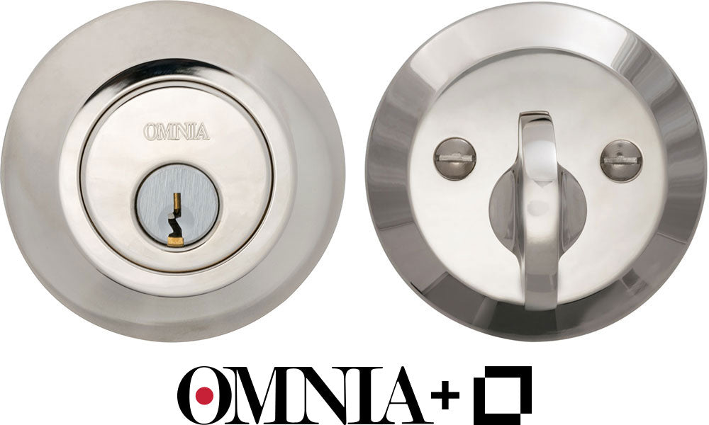Omnia Modern Keyless Auxiliary Deadbolt Kit powered by Level