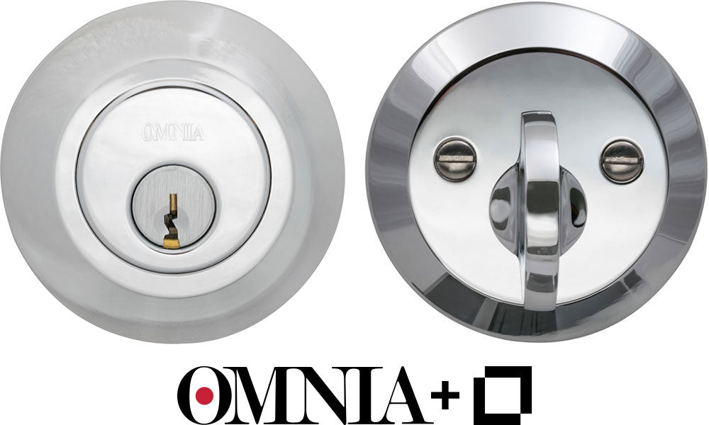Omnia Modern Keyless Auxiliary Deadbolt Kit powered by Level