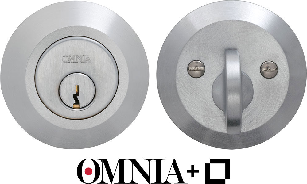 Omnia Modern Keyless Auxiliary Deadbolt Kit powered by Level