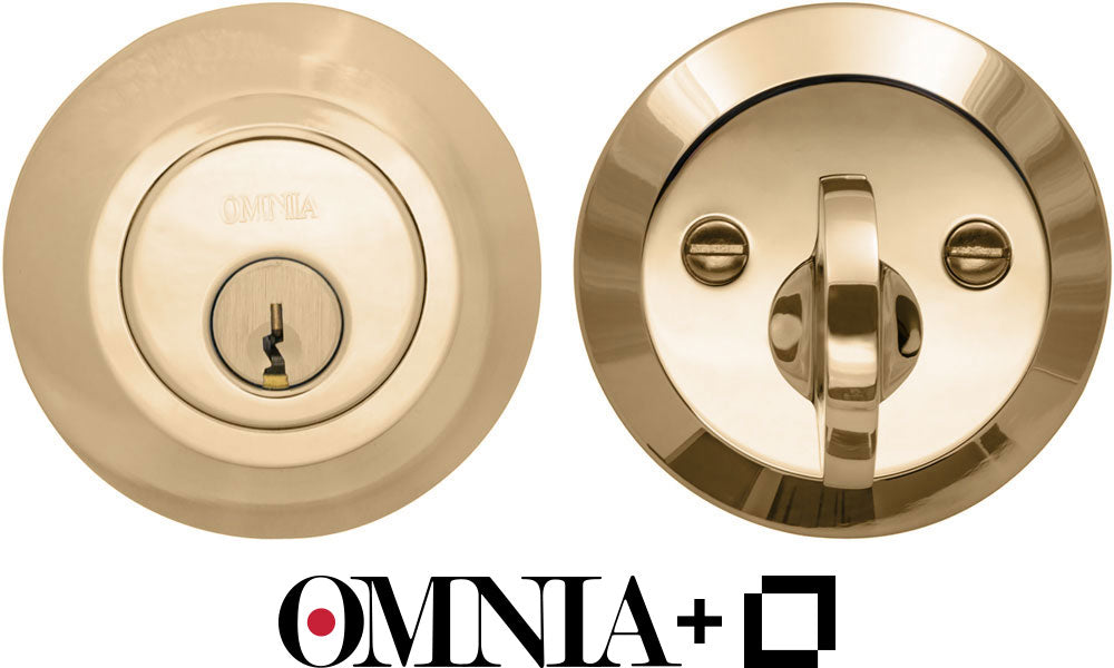 Omnia Modern Keyless Auxiliary Deadbolt Kit powered by Level