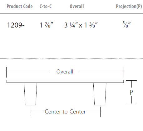 Schaub and Company - Modo Collection - Rectangular Pull