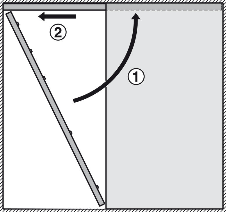 Hafele HAWA Junior 40/B Sliding Door Hardware Set (Track NOT Included)