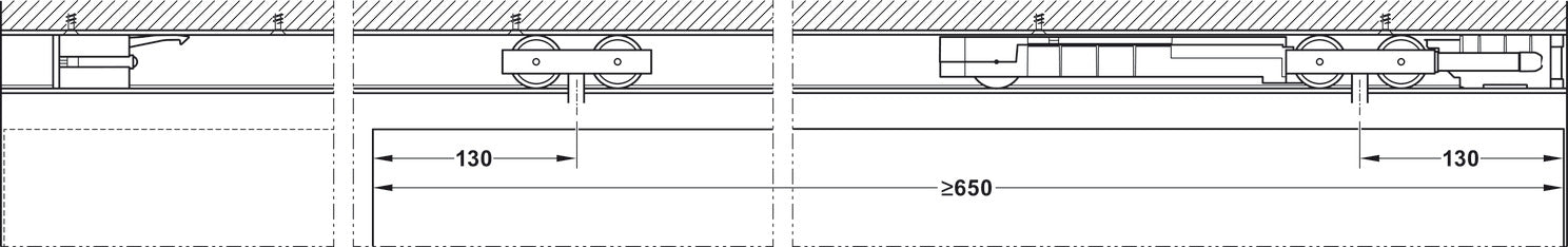 Hafele HAWA Soft and Self Closing Mechanism, SoftMove for Junior 100