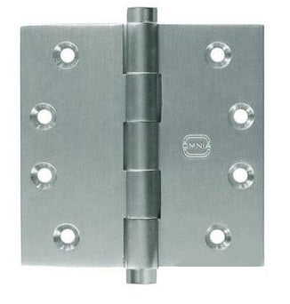 Omnia - Hinges - 985 Solid Brass Plain Bearing Hinge (Each)