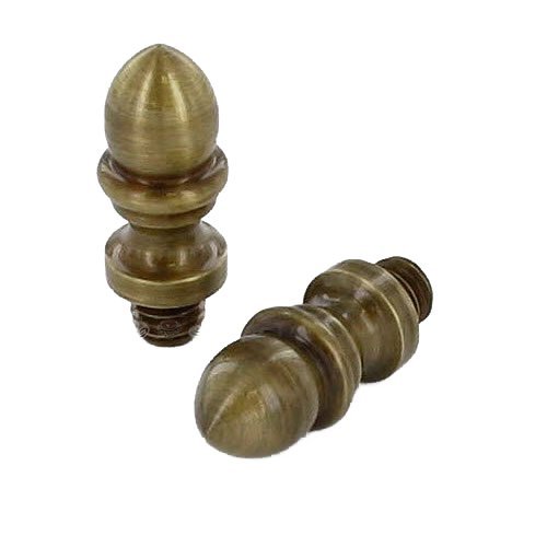 Omnia - Finial - Solid Brass Decorative Hinge Finial (Pair)