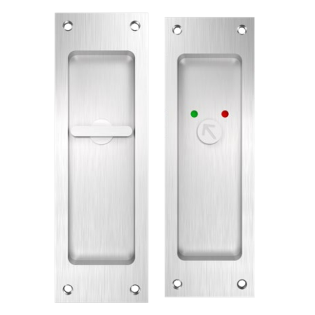 Accurate - Pocket Door Sets - Exposed Fastener (Privacy w/ Indicator)