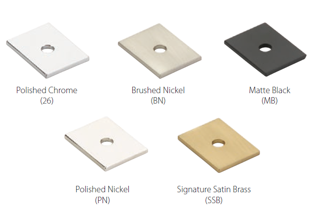 Schaub and Company - Pub House Collection - Backplate for Cabinet Knobs