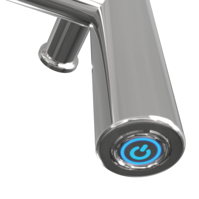 Amba - Radiant Collection - Model Radiant Straight Towel Warmer (Left Electrical)