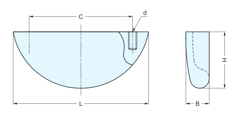 Sugatsune RD Round Edge Pull