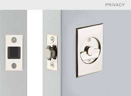 Emtek Rectangular Pocket Door Tubular Lock