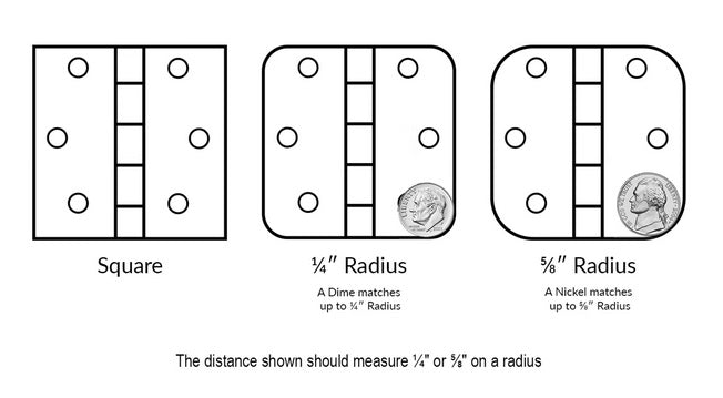 Emtek - Stainless Steel Hinges - Heavy Duty Ball Bearing Hinges (Pairs)
