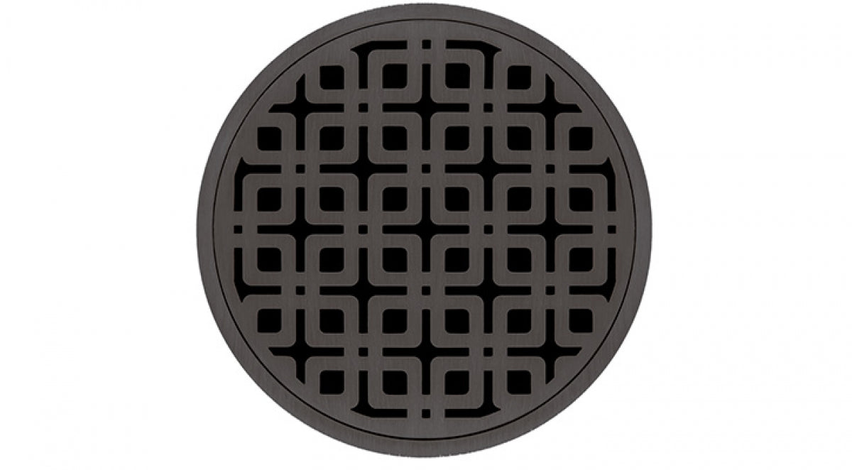 Infinity Drain - 5" Round Center Drain - RKD 5 Link Series Drain (Complete Kit)